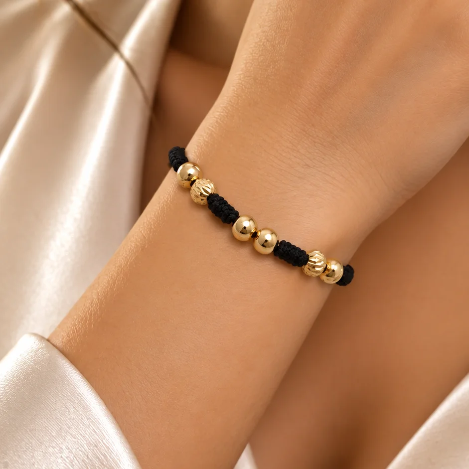 Pul. destellos y liso #6 oro laminado graduable - UOG801 - Foto 1